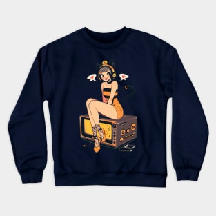 Cute gamer girl Crewneck Sweatshirt